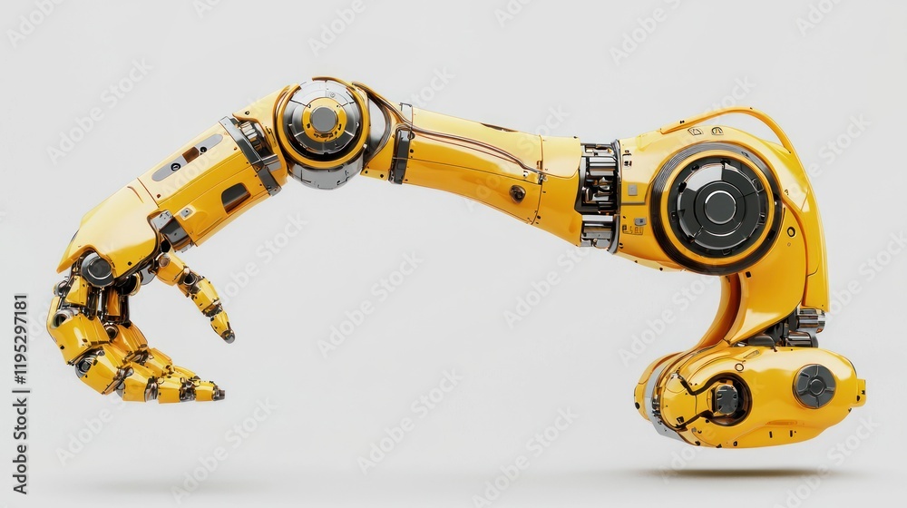 Robotic arm designed for industrial automation and precision tasks. Robotic arm designed for industrial automation and precision tasks.