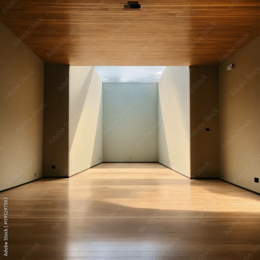 Fototapeta premium empty room with door