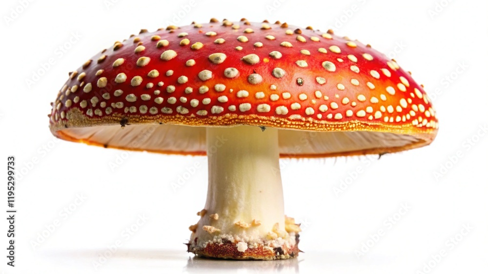Fly agaric isolated on white background
Fly agaric isolated on white background