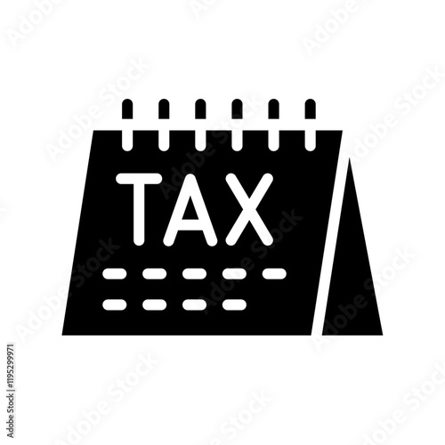 Tax due date icon