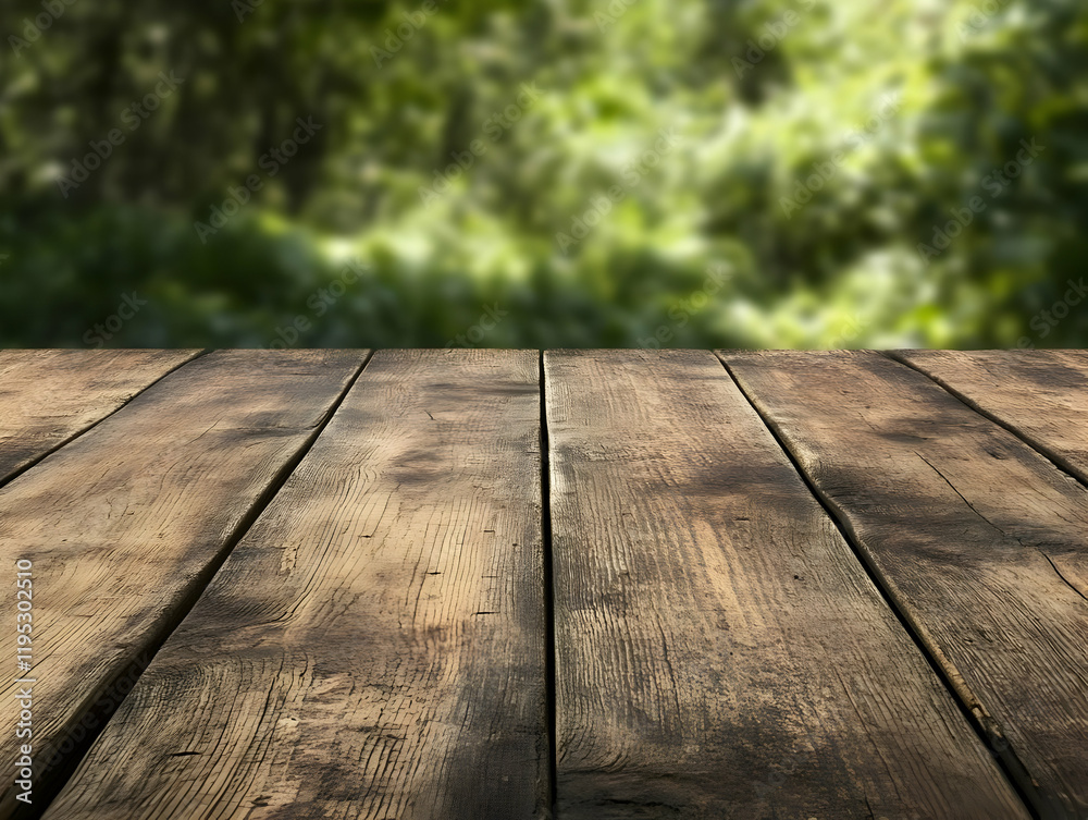 Fototapeta premium Rustic Wooden Background Illustration