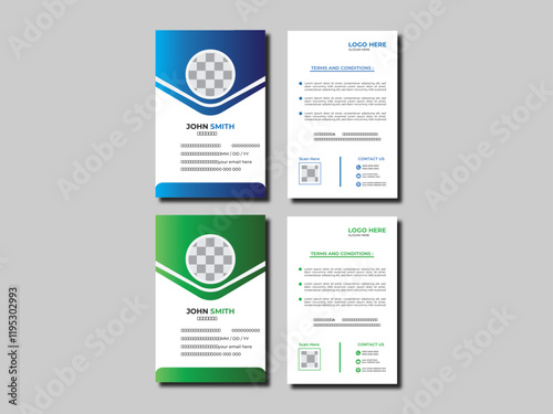 ID card mockup