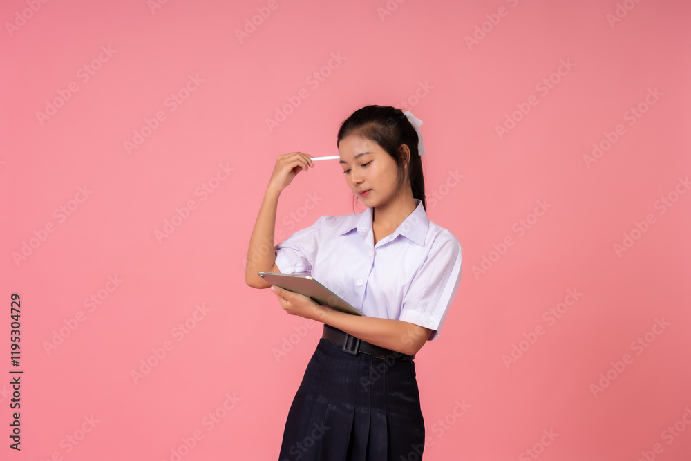 While others rested, the Asian school girl stayed in the studio, pursuing education with unwavering dedication and gaining knowledge that would set her apart from the crowd. While others rested, the Asian school girl stayed in the studio, pursuing education with unwavering dedication and gaining knowledge that would set her apart from the crowd.