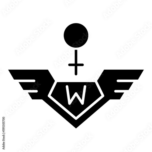 Superwoman badge icon