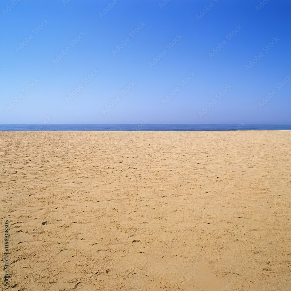Obraz premium Beach Sand and Sky Background Image