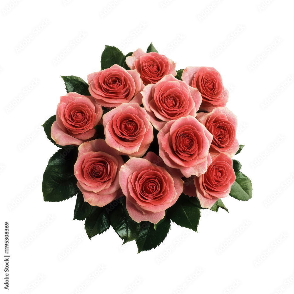 Romantic Bouquet of Pink Roses Romantic Bouquet of Pink Roses