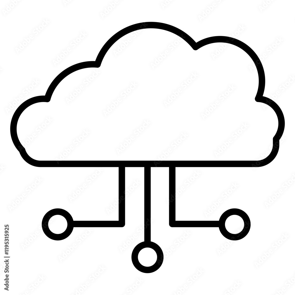 Cloud Computing Icon Cloud Computing Icon