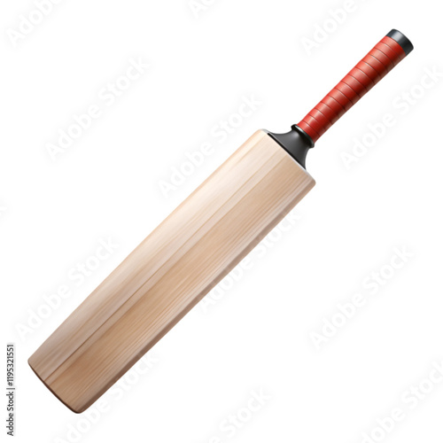 Cricket bat isolated on transparent background photo