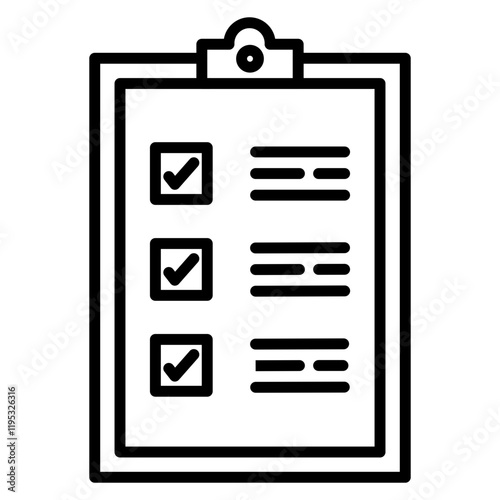 Tasks Checklist Icon