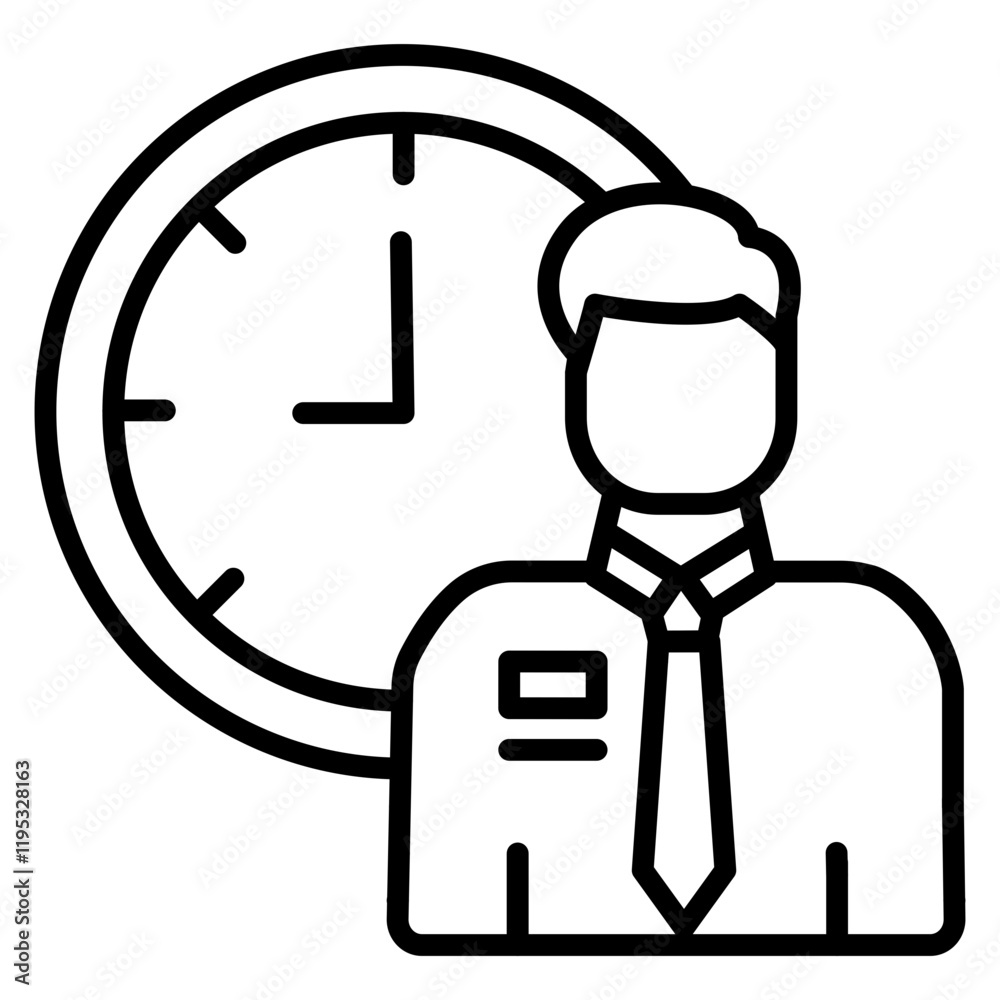 Working Hours Icon Working Hours Icon