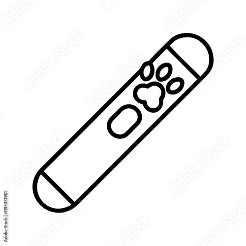 pet nail file icon, pet nail file line art - simple line art of pet nail file, perfect for pet nail file logos and icons and themed design 