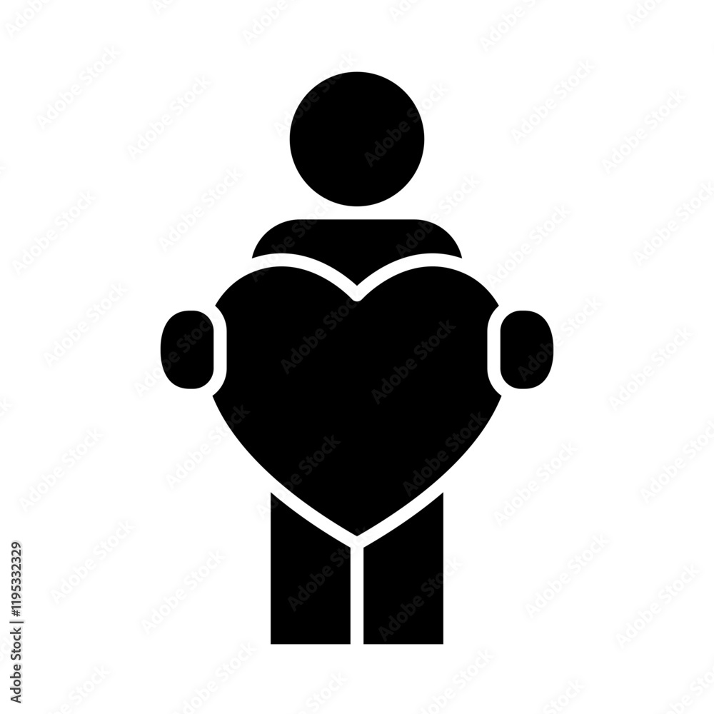Fototapeta premium Care icon