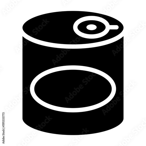 Canned food icon