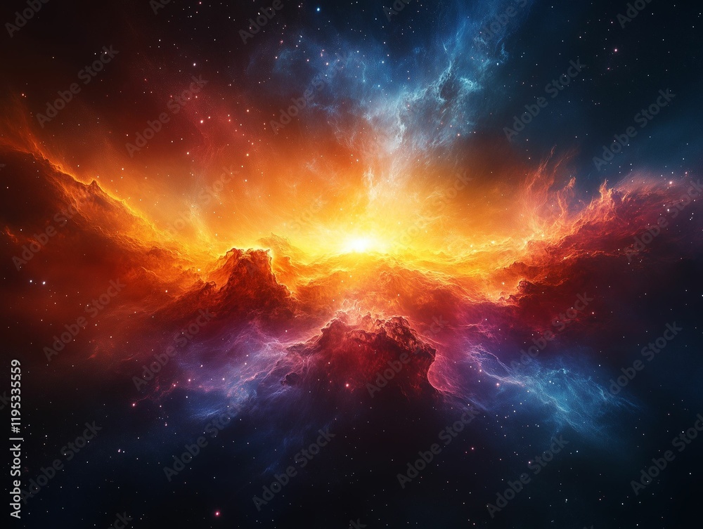 Fototapeta premium Starburst of Light and Color