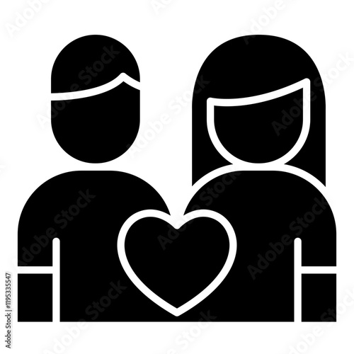 Couple in love icon