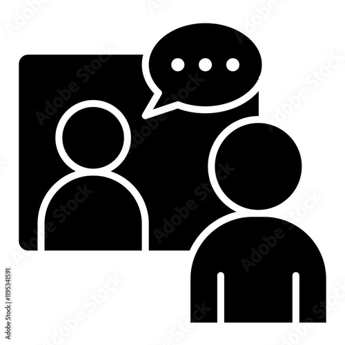 Online meeting icon