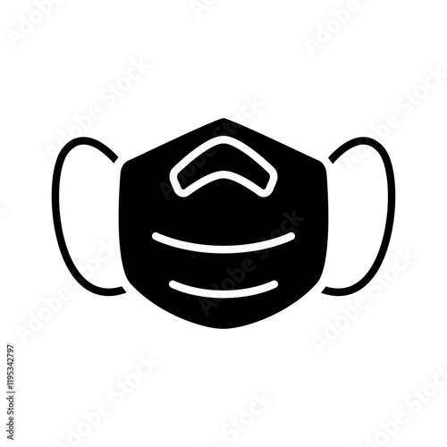 Medical mask icon