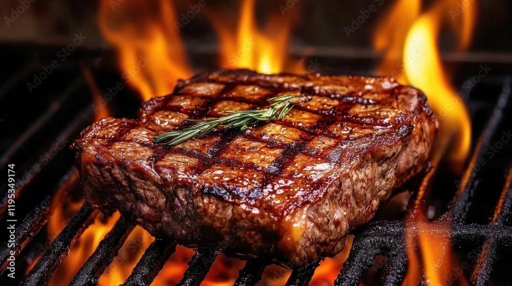 Culinary art showcases a perfect steak cooking technique. Culinary art showcases a perfect steak cooking technique.