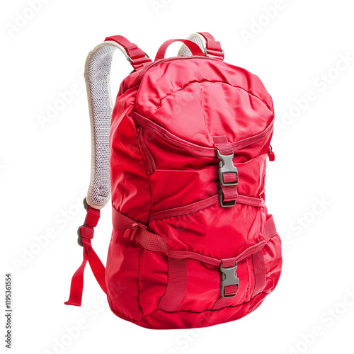 Vibrant Red Backpack: A Stylish and Functional Travel Companion photo