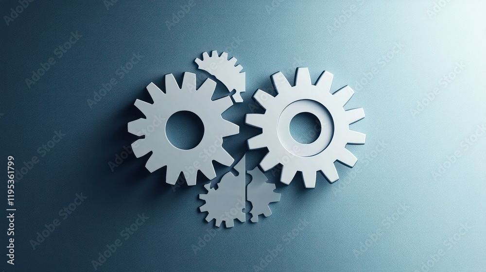 Interlocking Gears: A Symbol of Collaboration and Efficiency Interlocking Gears: A Symbol of Collaboration and Efficiency