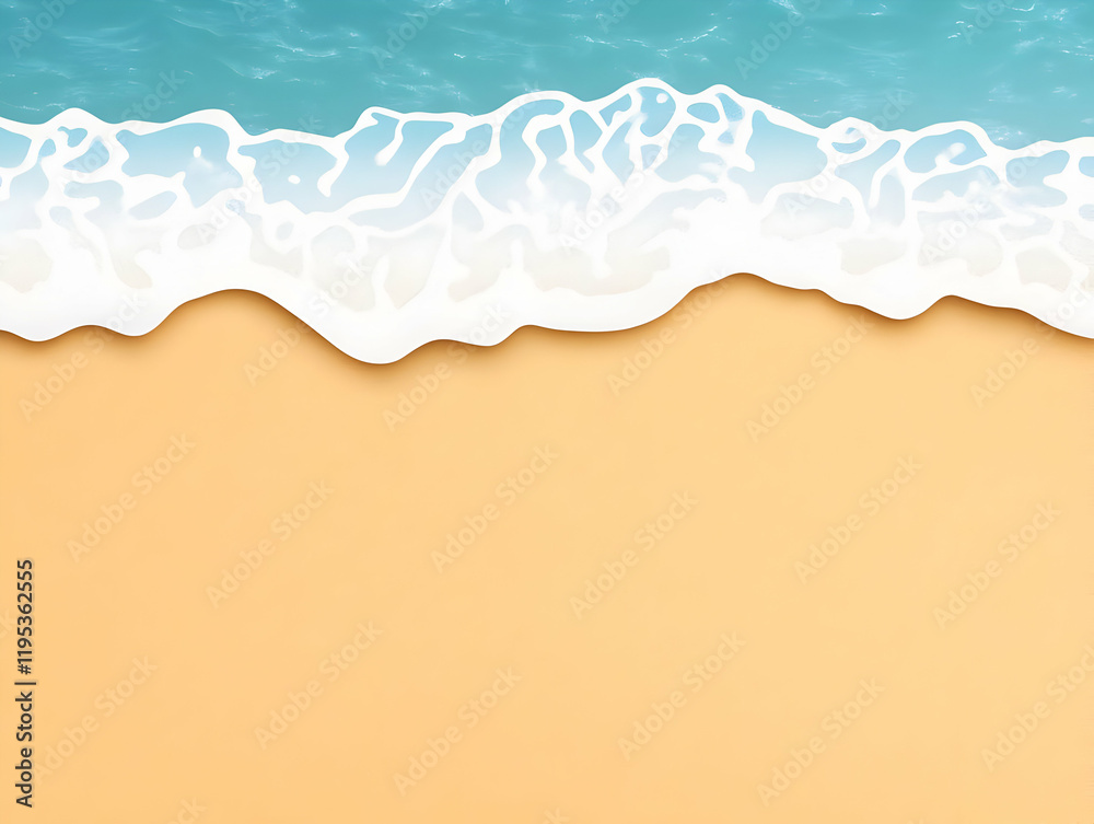 Beach Wave Illustration Beach Wave Illustration