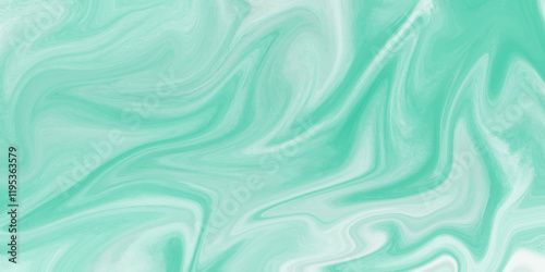 Abstract background of colorful liquid liner. Abstract texture of liquid acrylic. Macro mineral stone malachite on a white background