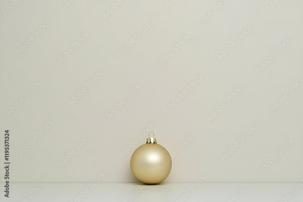 Gold Ornament Minimalist 3D Render Gold Ornament Minimalist 3D Render
