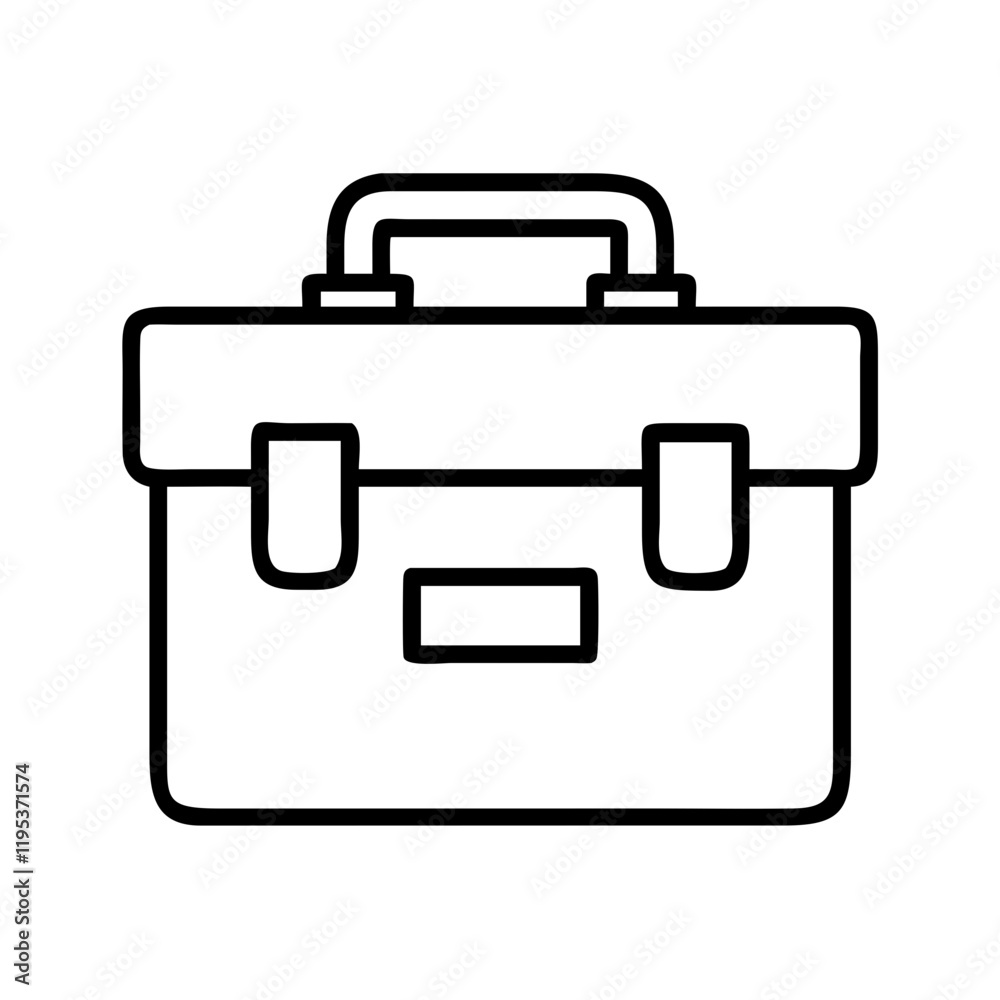 portable toolbox icon, portable toolbox line art - simple line art of portable toolbox, perfect for portable toolbox logos and icons and themed design portable toolbox icon, portable toolbox line art - simple line art of portable toolbox, perfect for portable toolbox logos and icons and themed design