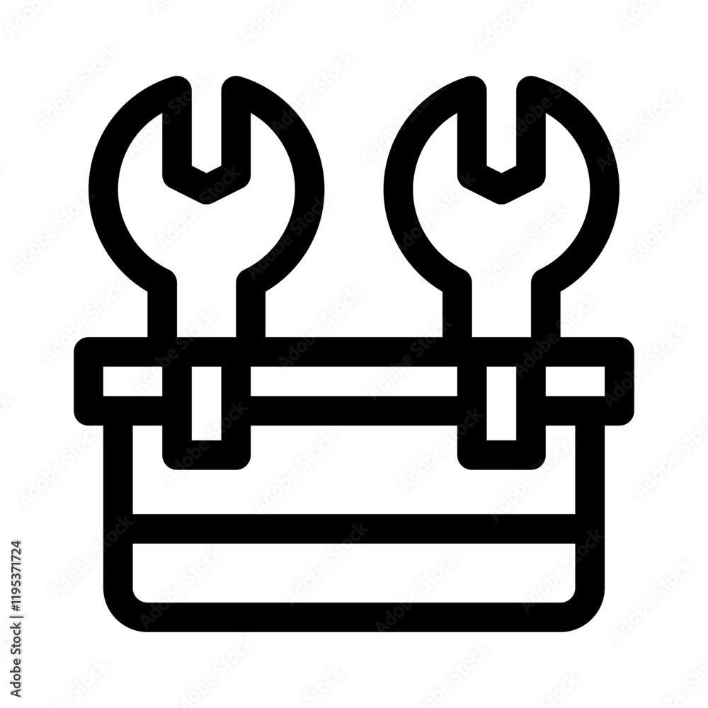 workshop line icon