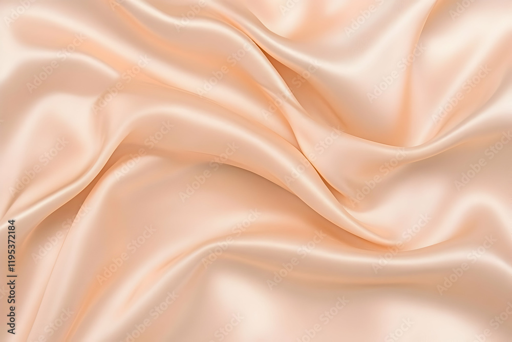 Obraz premium Peach Silk Fabric Texture Background