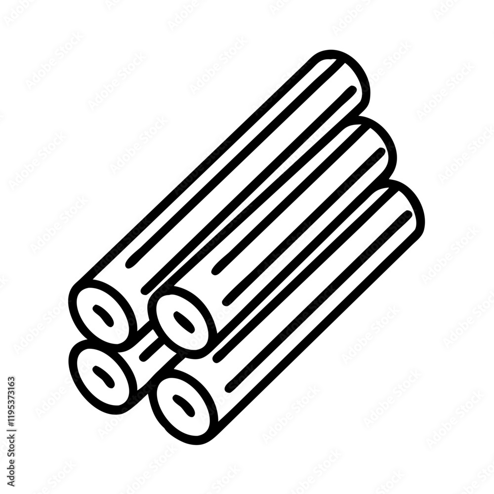 wood dowels icon, wood dowels line art - simple line art of wood dowels, perfect for wood dowels logos and icons and themed design wood dowels icon, wood dowels line art - simple line art of wood dowels, perfect for wood dowels logos and icons and themed design