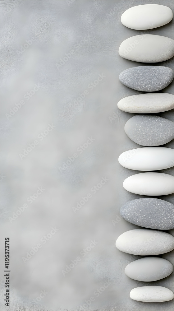 Grey and White Stones Abstract Background Illustration Grey and White Stones Abstract Background Illustration