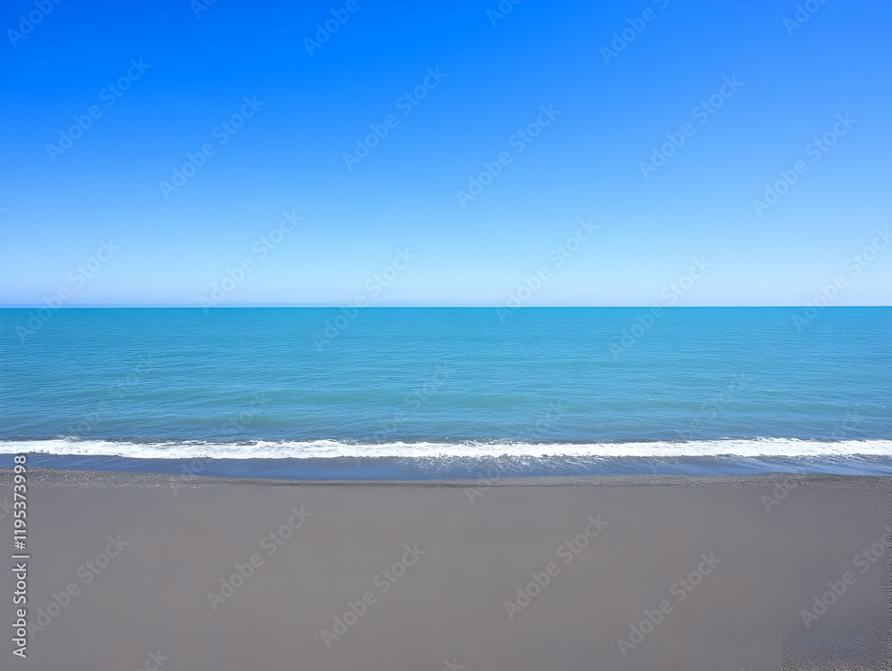 Beach Photo: Gray Sand, Blue Ocean, Clear Sky Beach Photo: Gray Sand, Blue Ocean, Clear Sky