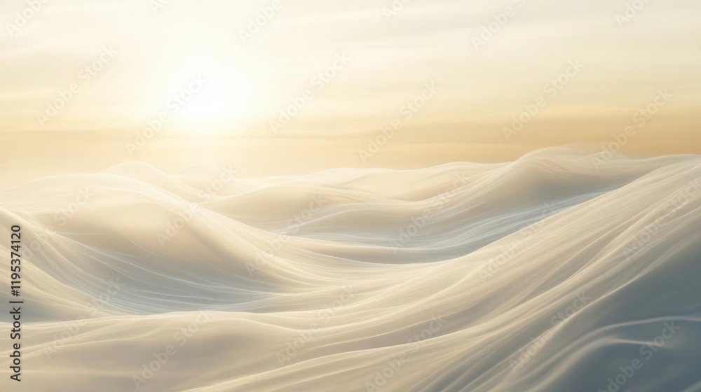 Obraz premium realistic wisps of smoke swirling gracefully, creating an atmospheric mist effect against a soft, muted background that enhances the ethereal quality of the scene