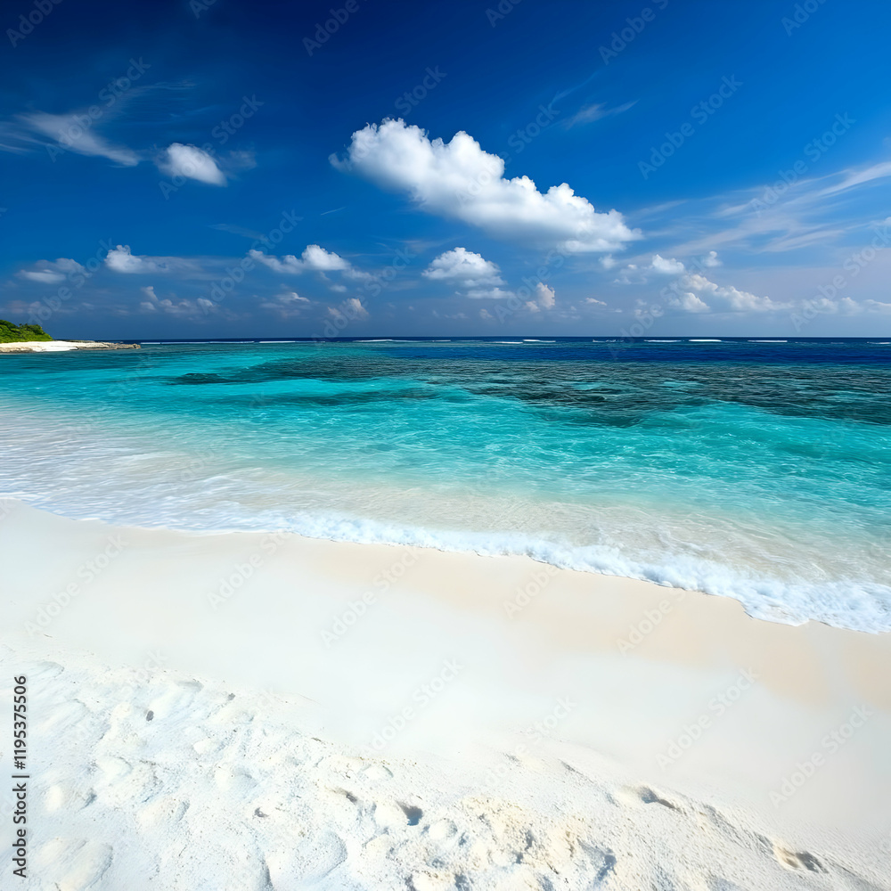 Tropical Beach Paradise Background Image Tropical Beach Paradise Background Image