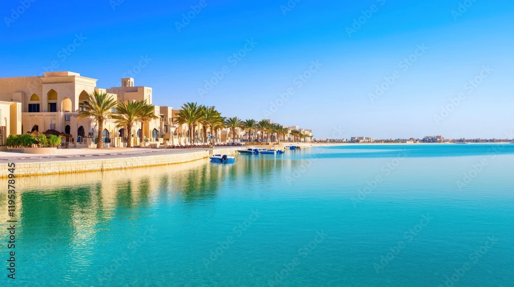 Fototapeta premium Tranquil Beach Resort
