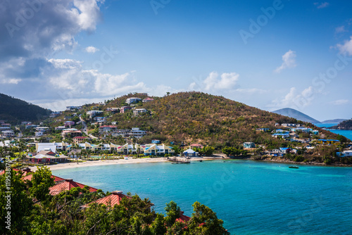 Water Bay, also known as Pineapple Bay and Margaritaville St. Thomas is a quiet tranquil body of water with a beautiful beach. photo