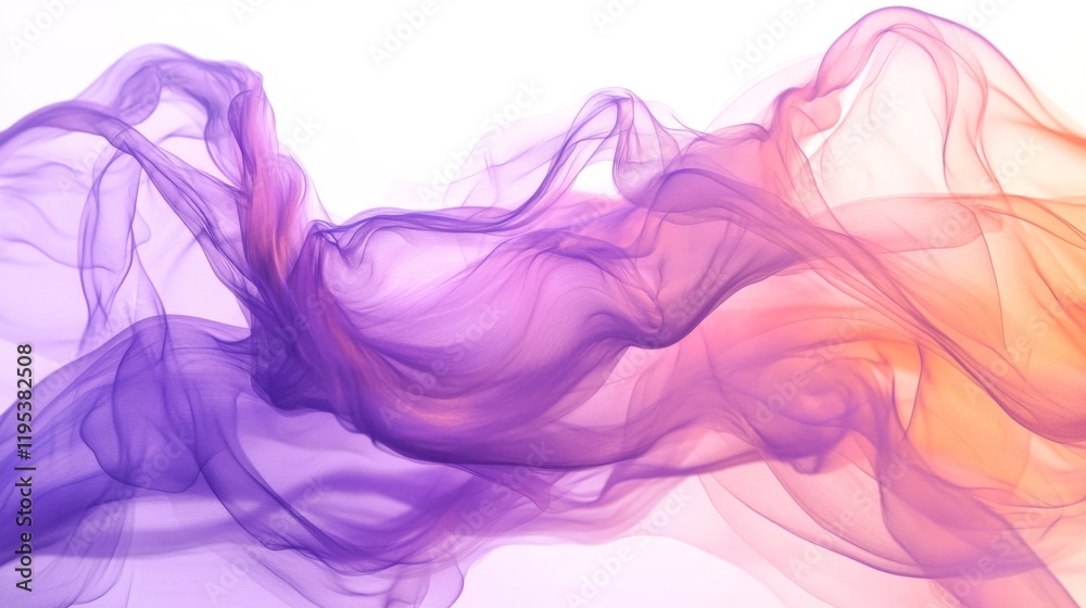Fototapeta premium Abstract Colorful Flowing Fabric Design