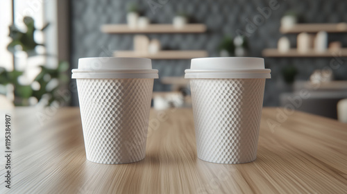 Paper Coffe cups Template