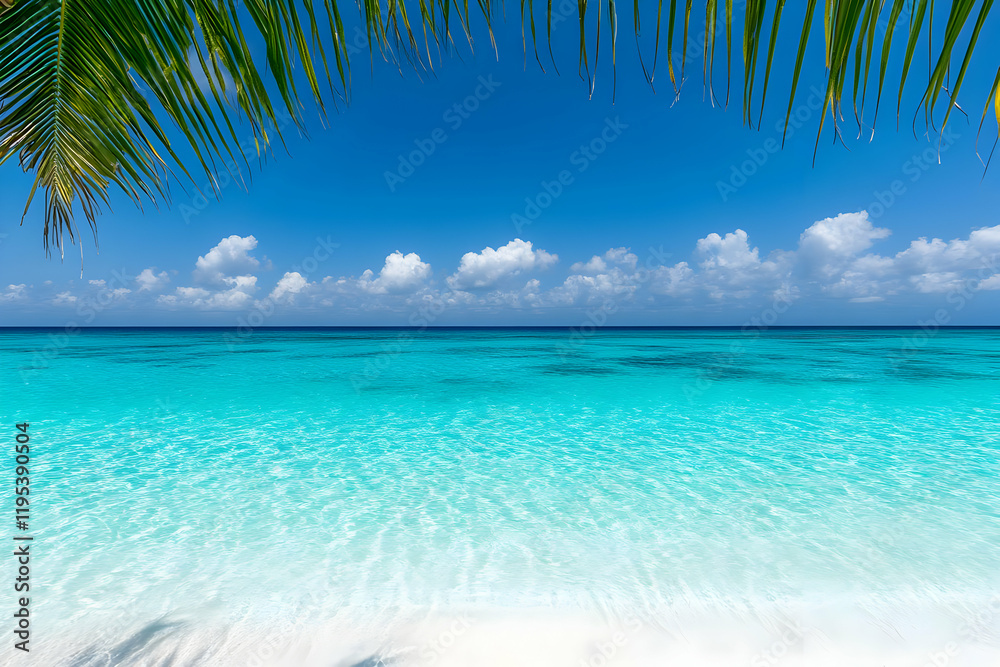 Fototapeta premium Tropical Beach Background Image