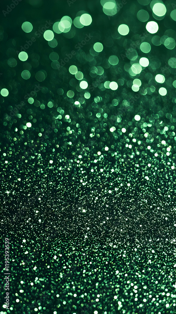 Fototapeta premium Emerald Glitter Abstract Background