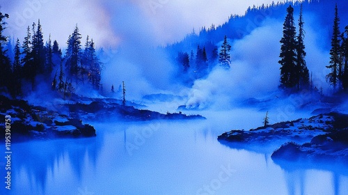 desolate scene of a forest, with thick smoke lingering in the air [Wildfire]:[ Disaster] 