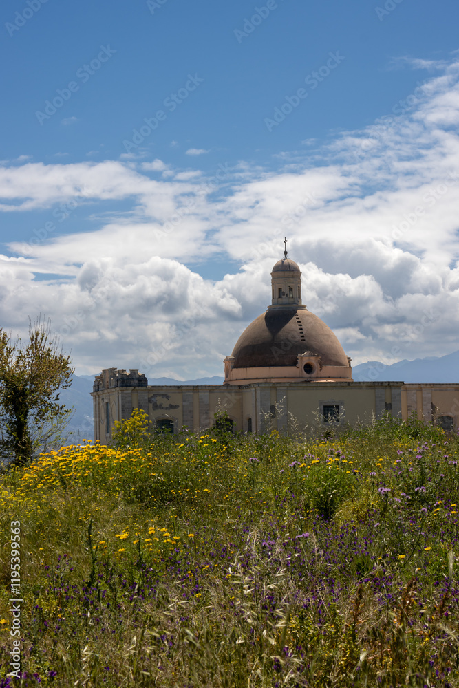 Fototapeta premium Old Cathedral (Duomo Vecchio), Milazzo, Sicily, Italy