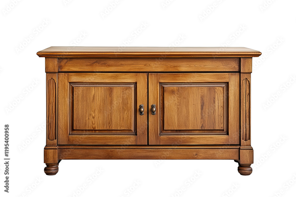 Elegant Wooden Storage Chest with Classic Design and Rich Finish Elegant Wooden Storage Chest with Classic Design and Rich Finish