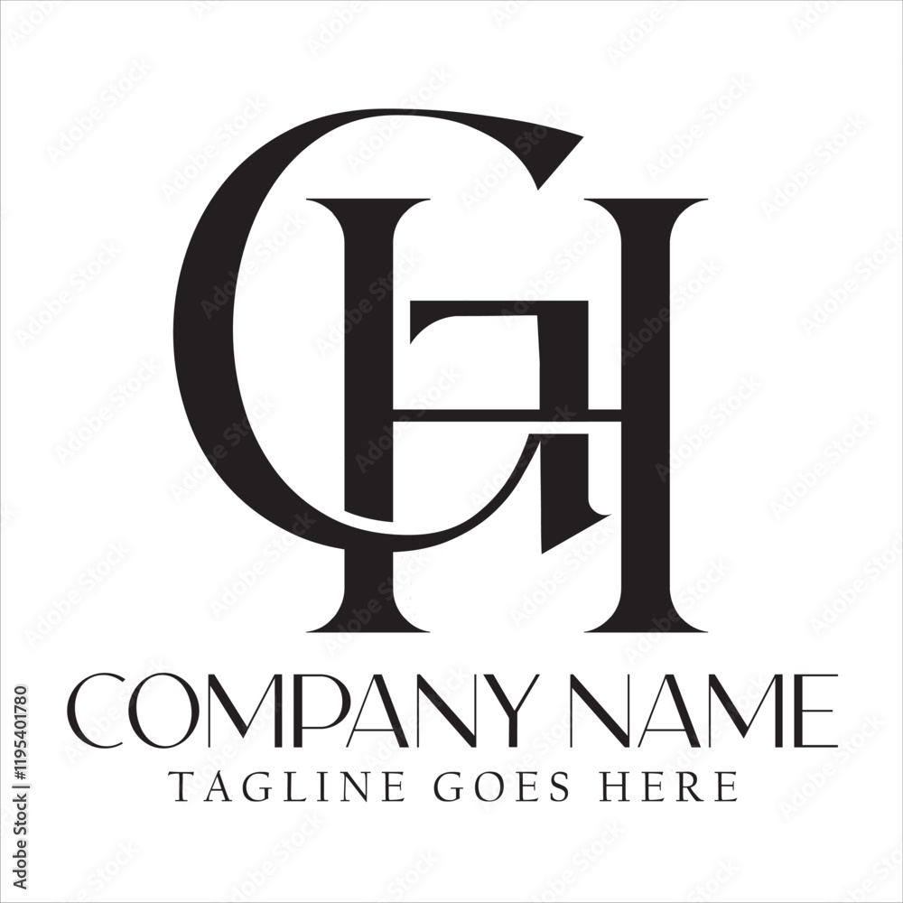Letter GH or HG vector logo design for luxury, fashion, jewelry, boutique, and startup Letter GH or HG vector logo design for luxury, fashion, jewelry, boutique, and startup
