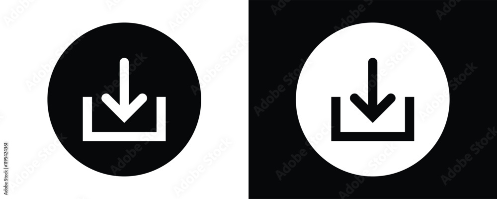 Download solid icon illustration. Arrow signs in black colors. Vector 10 eps. Download solid icon illustration. Arrow signs in black colors. Vector 10 eps.