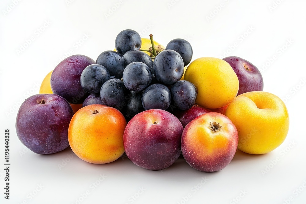 Vibrant Display of Delicious Fresh Fruits Vibrant Display of Delicious Fresh Fruits
