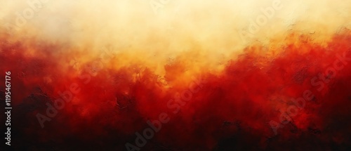Fiery red and orange abstract smoke clouds.