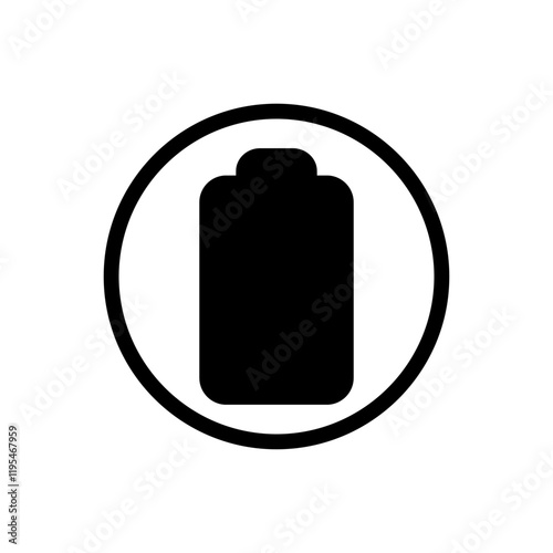 Battery icon, representing power, energy storage, or charge levels.