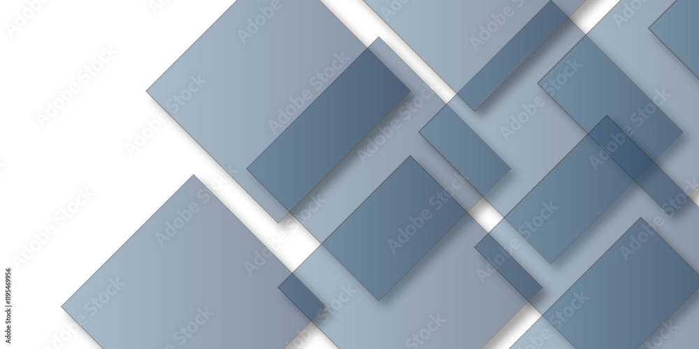 Fototapeta premium Abstract background with cubes. Modern geometric background. White ceramic brick tile. 